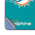 NFL Miami Dolphins Distressed- Aqua Galaxy Z Fold5 5G Skin