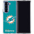 NFL Miami Dolphins Distressed- Aqua Galaxy Z Fold6 Clear Case