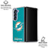 NFL Miami Dolphins Distressed- Aqua Galaxy Z Fold6 Clear Case