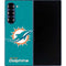 NFL Miami Dolphins Distressed- Aqua Galaxy Z Fold6 Skin