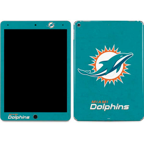 NFL Miami Dolphins Distressed- Aqua iPad Skins