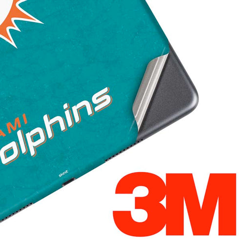NFL Miami Dolphins Distressed- Aqua iPad Skins