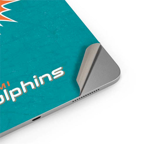 NFL Miami Dolphins Distressed- Aqua Apple iPad Air Skin