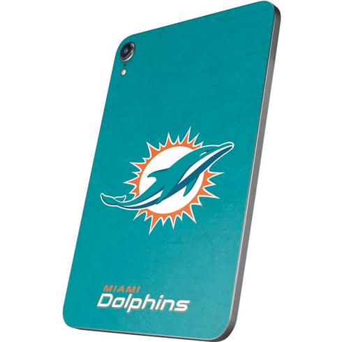 NFL Miami Dolphins Distressed- Aqua Apple iPad Mini Skin