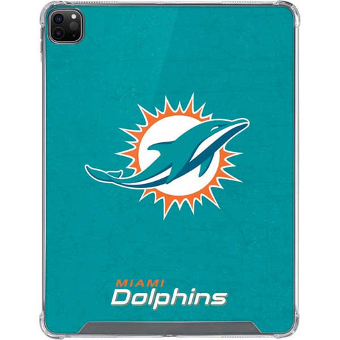 NFL Miami Dolphins Distressed- Aqua iPad Cases