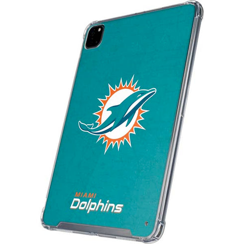 NFL Miami Dolphins Distressed- Aqua iPad Cases