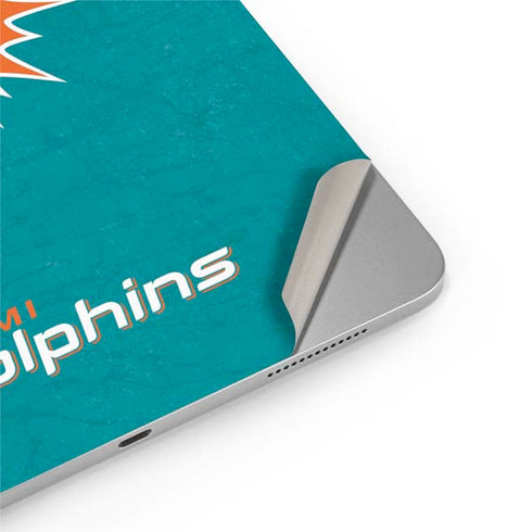 NFL Miami Dolphins Distressed- Aqua iPad Pro 13in M4 (2024) Skin