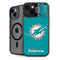 NFL Miami Dolphins Distressed- Aqua iPhone 13 Kickstand Case