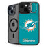 NFL Miami Dolphins Distressed- Aqua iPhone 14 Kickstand Case