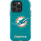 NFL Miami Dolphins Distressed- Aqua iPhone 15 Pro Impact Case