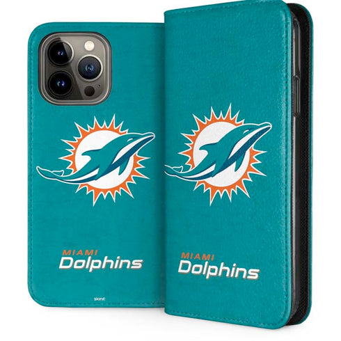 NFL Miami Dolphins Distressed- Aqua iPhone Cases