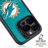 NFL Miami Dolphins Distressed- Aqua iPhone 15 Pro Max Kickstand Case