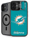 NFL Miami Dolphins Distressed- Aqua iPhone 16 Kickstand Case