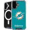 NFL Miami Dolphins Distressed- Aqua iPhone 16 MagSafe Case