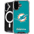 NFL Miami Dolphins Distressed- Aqua iPhone 16 MagSafe Case