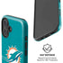 NFL Miami Dolphins Distressed- Aqua iPhone 16 Magsafe Impact Case