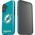 NFL Miami Dolphins Distressed- Aqua iPhone 16 Plus Impact Case