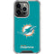 NFL Miami Dolphins Distressed- Aqua iPhone 16 Pro Clear Case