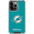 NFL Miami Dolphins Distressed- Aqua iPhone 16 Pro Clear Case