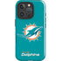 NFL Miami Dolphins Distressed- Aqua iPhone 16 Pro Impact Case