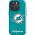 NFL Miami Dolphins Distressed- Aqua iPhone 16 Pro Magsafe Impact Case