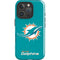 NFL Miami Dolphins Distressed- Aqua iPhone 16 Pro Max Impact Case