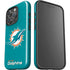 NFL Miami Dolphins Distressed- Aqua iPhone 16 Pro Max Impact Case