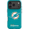 NFL Miami Dolphins Distressed- Aqua iPhone 18 Pro Max Impact Case