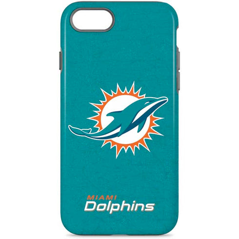 NFL Miami Dolphins Distressed- Aqua iPhone Cases