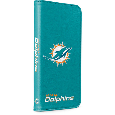 NFL Miami Dolphins Distressed- Aqua iPhone 8 Folio Case