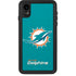 NFL Miami Dolphins Distressed- Aqua iPhone Cases