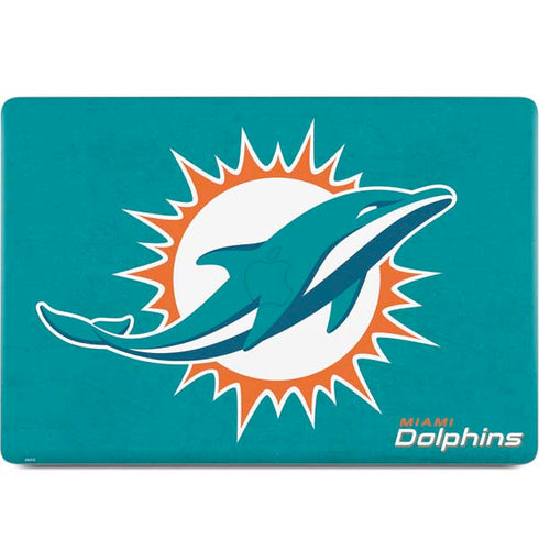 NFL Miami Dolphins Distressed- Aqua MacBook Skins