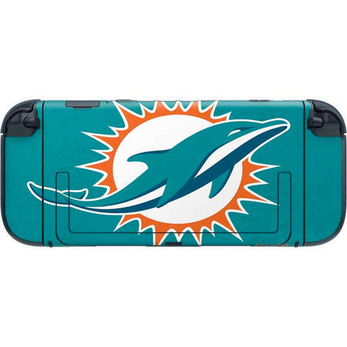 NFL Miami Dolphins Distressed- Aqua Nintendo Switch 2 (2025) with Joy-Con Skin