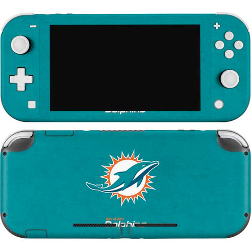 NFL Miami Dolphins Distressed- Aqua Nintendo Skins
