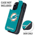 NFL Miami Dolphins Distressed- Aqua Otterbox Defender iPhone Skin