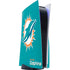 NFL Miami Dolphins Distressed- Aqua PlayStation PS5 Skins