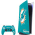 NFL Miami Dolphins Distressed- Aqua PlayStation PS5 Skins
