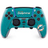 NFL Miami Dolphins Distressed- Aqua PlayStation PS5 Skins
