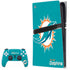 NFL Miami Dolphins Distressed- Aqua PlayStation PS5 Skins