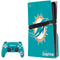 NFL Miami Dolphins Distressed- Aqua PS5 Pro Disk Bundle Skin