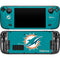 NFL Miami Dolphins Distressed- Aqua Steam Deck Handheld Gaming Computer OLED Skin