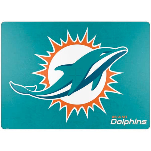 NFL Miami Dolphins Distressed- Aqua Surface Laptop 7 13.8in Skin