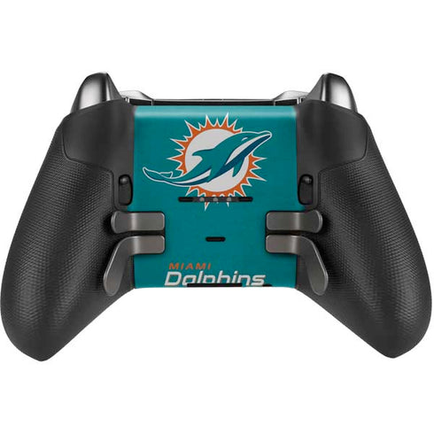 NFL Miami Dolphins Distressed- Aqua Xbox Elite Wireless Controller Series 2 Skin