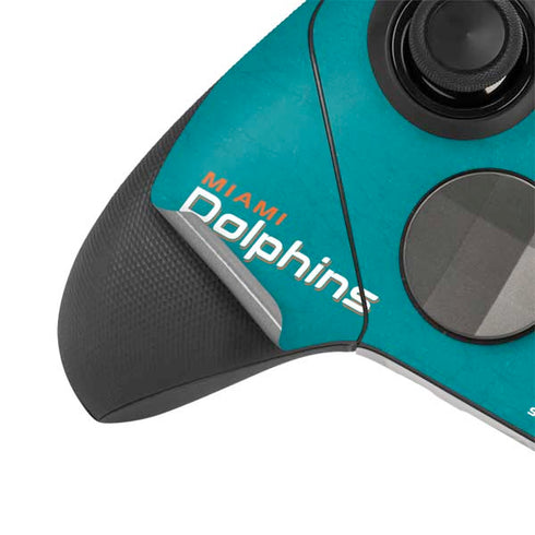 NFL Miami Dolphins Distressed- Aqua Xbox Elite Wireless Controller Series 2 Skin