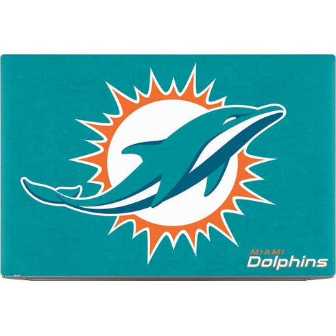 NFL Miami Dolphins Distressed- Aqua Dell XPS Skin