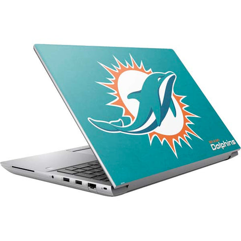 NFL Miami Dolphins Distressed- Aqua HP ZBook Fury 16 G10 Skin
