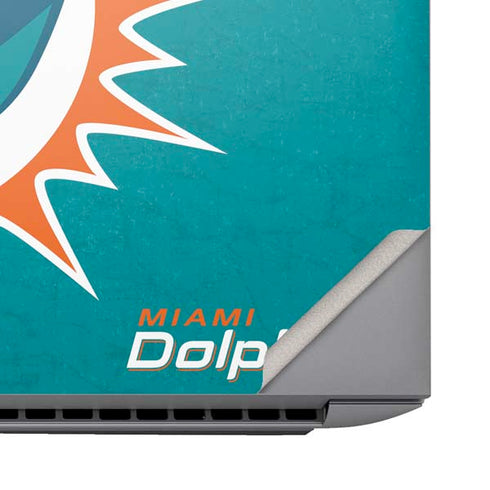 NFL Miami Dolphins Distressed- Aqua HP ZBook Fury 16 G10 Skin