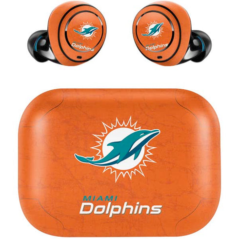 NFL Miami Dolphins Distressed- Orange Amazon Echo Buds Skin