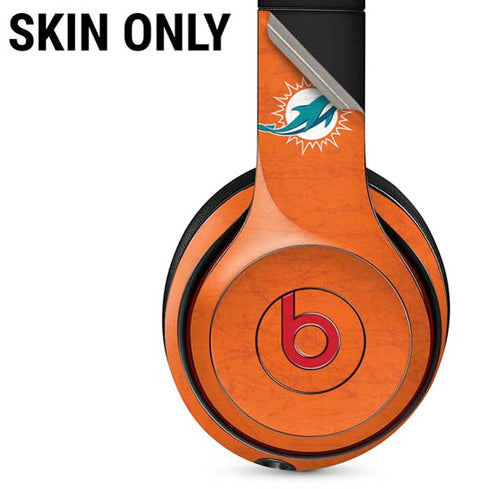 NFL Miami Dolphins Distressed- Orange Beats Solo 3 Wireless Skin