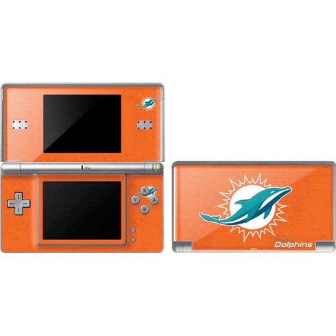 NFL Miami Dolphins Distressed- Orange Nintendo Skins